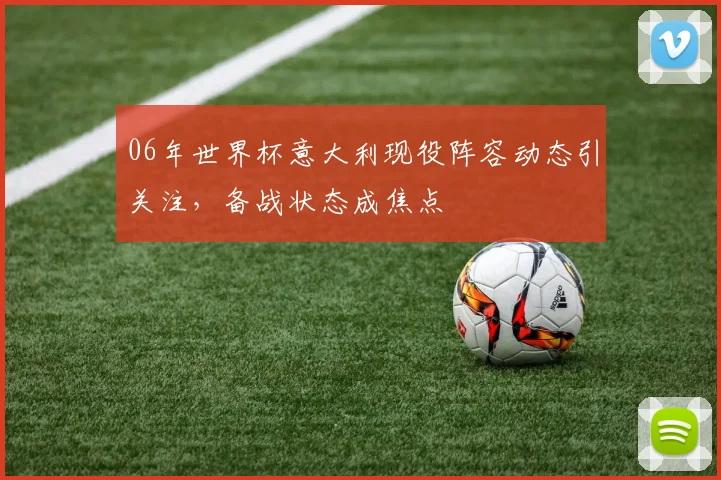 06年世界杯意大利现役阵容动态引关注，备战状态成焦点